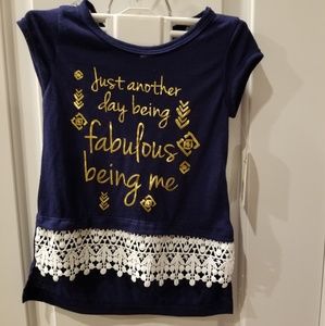 NWT Little girls size 4 shirt